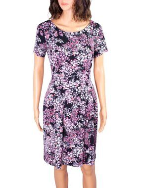 Roz & Ali Floral Fit & Flare Dress Size 4